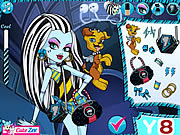 Флеш игра онлайн Monster High Frankie Stein Hairstyle